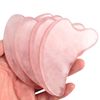 Natural Rose Quartz Gua Sha Tool Dolphin Shape Gua Sha Tools Face Massage Tool