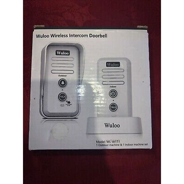 Wuloo Wireless Intercom Doorbell NIB