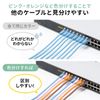 Sanwa Direct 500-LAN6T05D LAN Cable, 5m CAT6 Stranded Straight, Orange