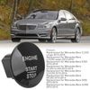 Engine Start Stop Button, ABS Alloy Start Push Button, 2215450714 Ignition Button Switch Replacement for Mercedes‑Benz CL550 E350 CLS350(Black)