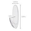 Command Outdoor Large Window Hooks, Total 4 Hooks with 8 Command Strips, 4 Pack of 1 Hook, Decorate Damage-Free