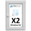 2 x Window Repair Kit Clears trapped Condensation Inside Your Failed Double Glazing Window Unit.