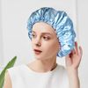 SMILCO Shower Cap, 4 Pack Shower Caps for Women, Double Waterproof Layers Shower Cap, Reusable EVA Hair Caps for Women Hair Protection