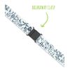 Limeloot STEM Math Science Graphing Paper Premium Lanyard with Breakaway, Release Buckle, and Flat Ring.