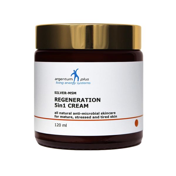 argentum plus - Silver-MSM Regeneration 5in1 Cream 100 ml for challenged, tired, mature, scarred and stressed skin