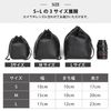 FUPUONE Camera Bag, Lens Case, Lightweight, Drawstring Type, Mini Size, Lining, Fleece, Black, Casual