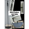 BBQ/Fire Box Round Ash/Coal Rake 18", 27" or 36", Custom Made by a Blacksmith