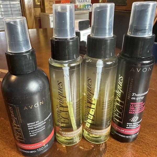 Avon Advance Techniques Hair Treatments Set Oil Reconstruction Color Correction