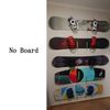 YYST Snowboard Storage Rack Wall Mount Wall Holder - Hardware Included-Hold 2 Boards