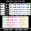 Arrow Rounded Corners Solid Temporary Tattoo Water Resistant Fake Body Art Set Collection - Red (One Sheet)