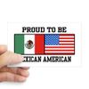 CafePress Proud Mexican American Rectangle Sticker Rectangle Bumper Sticker Car Decal