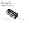 sourcing map 100uF 400V Capacitor, Aluminum Electrolytic Capacitors 105C High Temp 8pcs