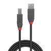 LINDY 5m USB 2.0 Type A to B Cable, Anthra Line