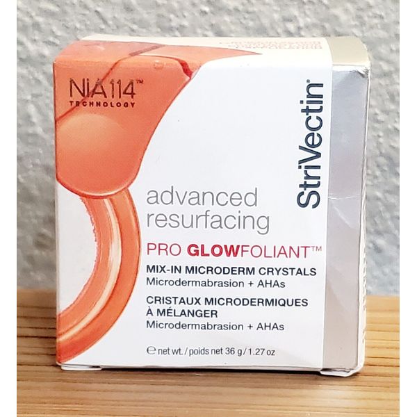 StriVectin Pro Glowfoliant Mix-In Microderm Crystals 1.27 Oz New