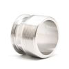 QiiMii 3" Tri Clamp Adapter to 3" MNPT Thread Ferrule Hexagonal Sanitary Pipe Fitting