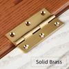 4 Pcs 1.5" Door Hinges Brass Folding Hinges for Gate Window Closet Drawer Boxes, Bronze