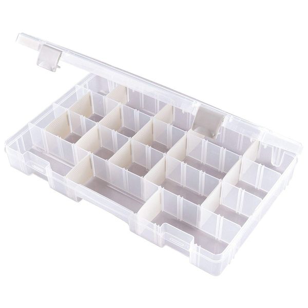 Flambeau Adjustable Compartment Box, Translucent - T5007AT, Pack of 5
