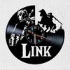 VINY WOODY Young Warrior Link Video Game Vinyl Record Wall Clock