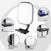 TAILI Fogless Shaving Mirror Wall Mounted, Matt Black