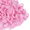 100pcs Lash Glue Holder, Ring Cup Eyelash Extensions Quick Blossom Cup Lash Organizer Tool(Pink)