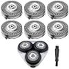 Sh50/52 Replacement Heads for Philips Norelco Series 5000 Electric Shavers, New Upgrade Razor Replacement Blades for AquaTouch (S5xxx), PowerTouch (PT8xx, PT7xx) and AquaTouch (AT8xx, AT7xx)