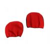 SolaDirect 2 x Red Car Van Minibus Headrest Protective Cover Sleeve