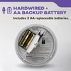 Hardwired Smoke & CO Detector with Interconnected Alarm & LED Warning Lights