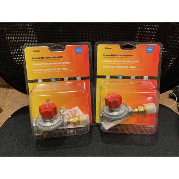 Mr. Heater High Pressure Propane Gas Regulator with POL Fitting (2-Pack)