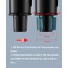 WANGCL Car Cup Holder Expansion Cup Holder Multifunctional with 360° Rotating Removable Tray Table Adjustable Base