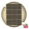 2,880 x Black Sticky Dots - 10mm 1cm - Round Colour Coding Dot Stickers - 15 Sheets