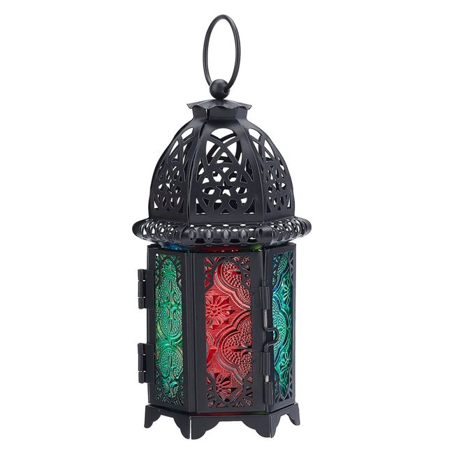 PH PandaHall Candle Lanterns Antique Candle Holder Hanging Sconces Home Decor Lanterns Garden Indoor Outdoor Metal Home Decoration Lighting