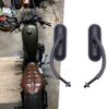 Black Motorcycle Mini Oval Side Mirror For Harley Davidson Street Glide Special