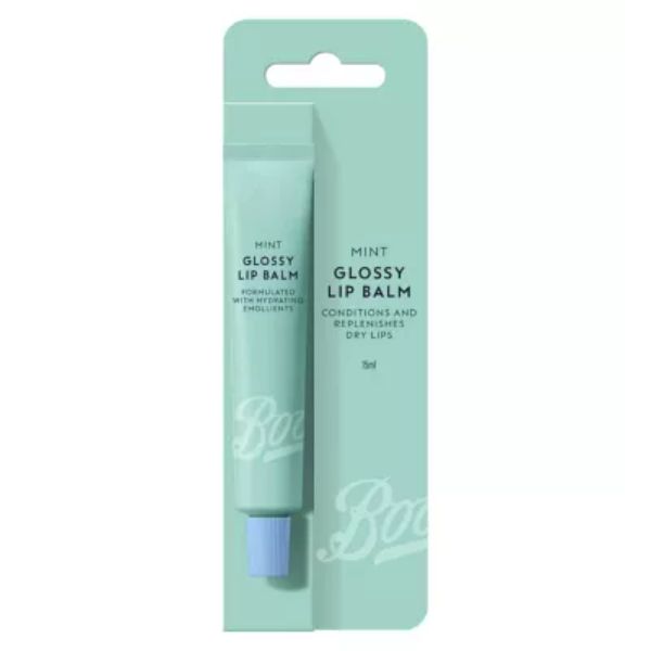 Boots Glossy Lip Balm Mint 15ml