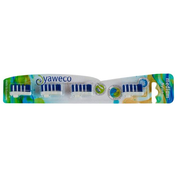 Yaweco Toothbrush Refills; Medium nylon 4 units, 200 g