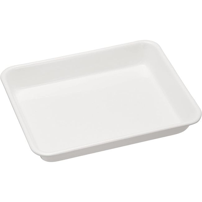 White enamel tray