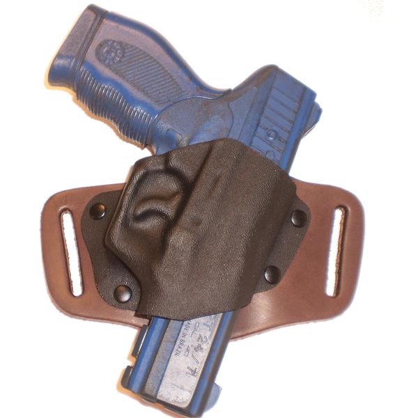 SW Body Guard 380 OWB Right Hand Brown Gun Holster Quick Slide