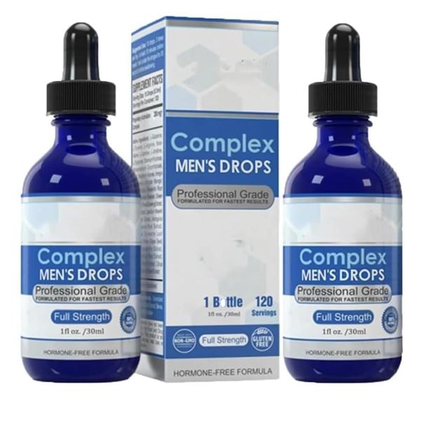 60ml Complex Men's Drops UK, Complex Men's Drops, Secret Drops for Strong Men (30ml*2PCS)