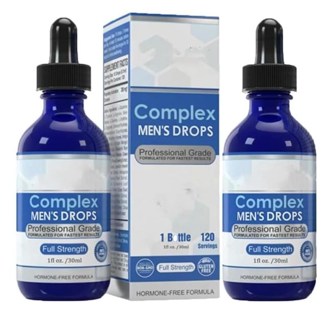 60ml Complex Men's Drops UK, Complex Men's Drops, Secret Drops for Strong Men (30ml*2PCS)