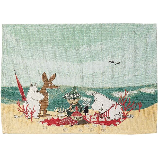 Marushin 1425019500 Placemat, Moomin, Seaside Picnic, Scandinavia, Cute