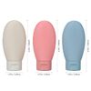 3 Pcs Travel Bottles Set,60ML Travel Bottles & Containers,Small Mini Empty Plastic Squeeze Bottles for Travel Toiletries,Shampoo and Conditioner with Storage Bag