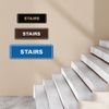 Standard Stairs Sign - Black/Gold - Medium
