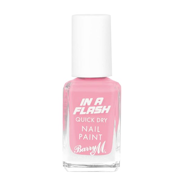 Barry M In a Flash Quick Dry Nail Paint, Shade Breezy Blush, Quick Dry Nail Polish