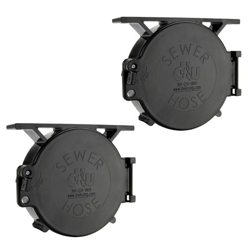 RecPro RV Sewer Hose Holder Replacement End Caps Set