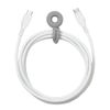 Sonic UL-7057-W USB Cable, U Trimmel TypeCtoC Silicone, 6.6 ft (2 m), White
