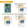 eMylo DC 12V 2Channel 433Mhz RF Wireless Relay Remote Control Switch Reciever with Transmitter
