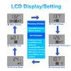 Solar Charge Controller, Topcloud 10A Solar Panel Controller 12V/24V PWM Auto Parameter Adjustable LCD Display Solar Panel Battery Regulator with Dual USB Port