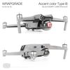 Wrapgrade Skin compatible with DJI Air 2S | Accent Color B (BLACK BUMPY CAMO)