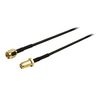 Valueline 2.00 m Reverse Polarity SMA Antenna Cable - Black