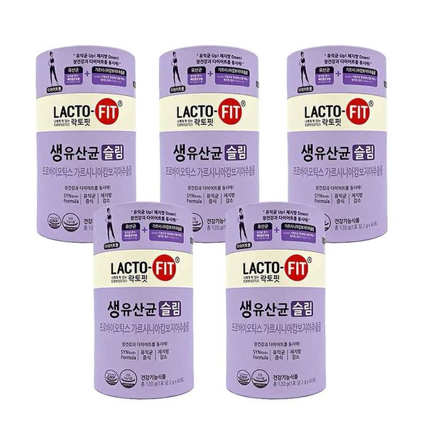 Jeongundan Lactofit delicious raw lactic acid bacteria slim 2g x 60 packs/5 bottles set