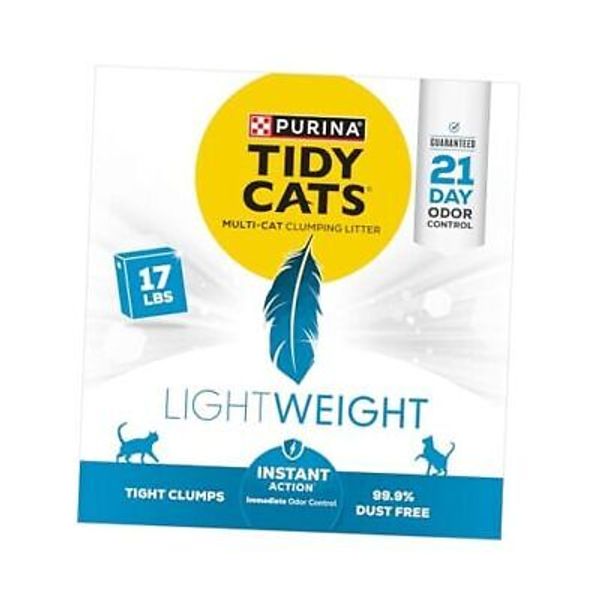 Purina  Light Weight, Low Dust, Clumping Cat Litter, 17 Pound (Pack of 1)